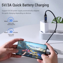 CablesCable de carga rápido - USB-C - Visualización de tensión / corriente - datos / sincronización