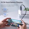 CablesCable de carga rápido - USB-C - Visualización de tensión / corriente - datos / sincronización