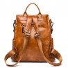 MochilasBolsa de cuero casual - diseño de piel de cocodrilo - marrón / negro - mochila