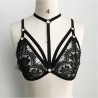 Floral Lace Bralette - Black/WhiteLingerie