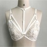 Floral Lace Bralette - Black/WhiteLingerie