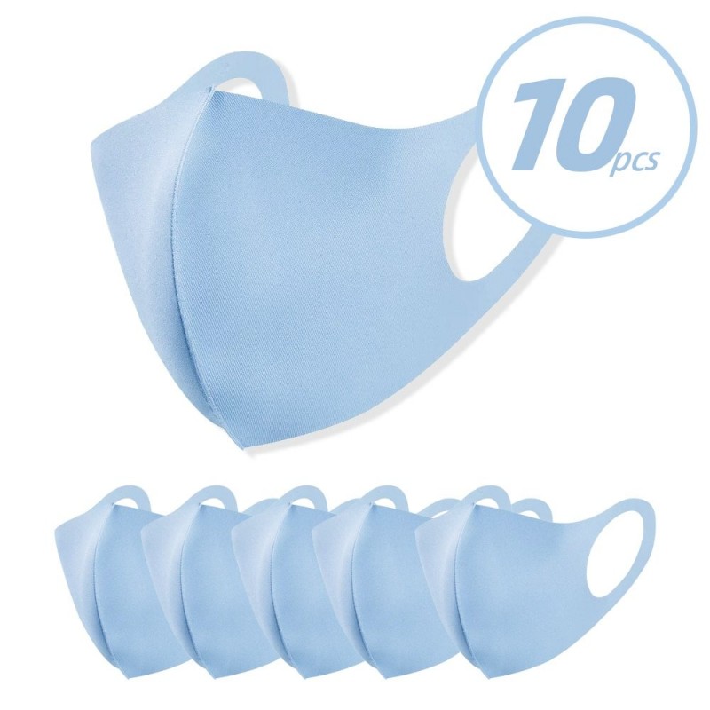 Mascarillas bucales10 piezas - cara / boca máscara - antipollución - resistente al polvo - lavable