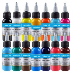 30ml Natural plant tattoo inks - 14 colors