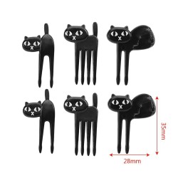 CubiertosTinta de fruta de gato negro - 6pcs/pack