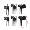 CubiertosTinta de fruta de gato negro - 6pcs/pack