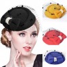 Women top hat - hair claws - veilHats & Caps
