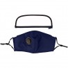Mouth / face protective mask - detachable plastic eye shield - air valve - 2.5PM filter - reusableMouth masks