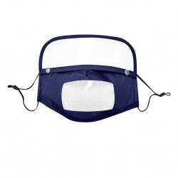 Mascarillas bucalesMáscara facial para niños con escudo de ojos desmontable - boca visible - reutilizable - lavable