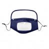 Kids face- mouth mask with detachable eye shield - visible mouth - reusable - washableMouth masks