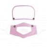 Mascarillas bucalesMáscara facial para niños con escudo de ojos desmontable - boca visible - reutilizable - lavable