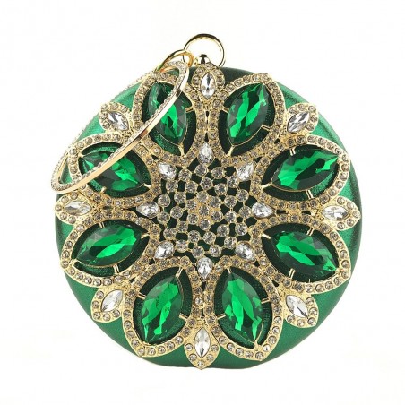 Bolsasdiamante de lujo - pequeño bolso - flor de cristal