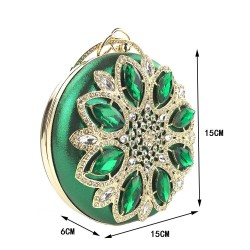 Bolsasdiamante de lujo - pequeño bolso - flor de cristal