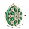Bolsasdiamante de lujo - pequeño bolso - flor de cristal
