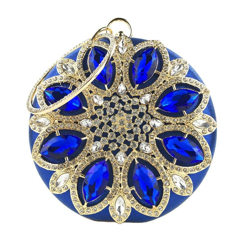 Bolsasdiamante de lujo - pequeño bolso - flor de cristal