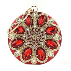 Bolsasdiamante de lujo - pequeño bolso - flor de cristal