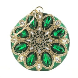 Bolsasdiamante de lujo - pequeño bolso - flor de cristal