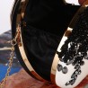 Luxury evening bag - vintage - diamond - gold chainBags