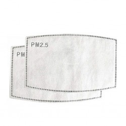 Face- / mouth mask with air valve - with activated carbon PM2.5 filters - washableMouth masks