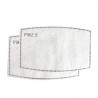 Face- / mouth mask with air valve - with activated carbon PM2.5 filters - washableMouth masks