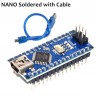 Electrónica & HerramientasNano V3.0 - cable USB - arduino - azul/negro/rojo - ATMEGA328P/168P