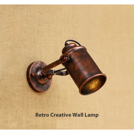 Retro creative wall light - lamp - adjustable - single - double headWall lights