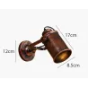 ApliquesRetro luz de pared creativa - lámpara - ajustable - single - doble cabeza