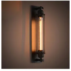 ApliquesLuz de pared vintage - lámpara de visón