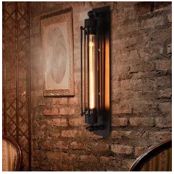 ApliquesLuz de pared vintage - lámpara de visón