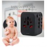 Electrónica & HerramientasAdaptador universal de viaje - uk/eu/au/asia - diseño seguro para bebés