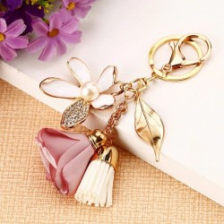 Tassels & flowers - keychainKeyrings