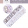 Uñas12 cajas / set - AB cristal - rhinestone - diamante gema - brillo - arte de uñas