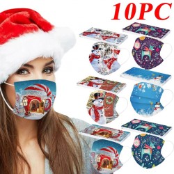 Mascarillas bucales10 piezas - máscara antibacteriana antibacteriana facial - máscara de boca - 3 capas - unisex - impresión ...