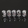 5 pieces - motorcycle / car / bike tire valve caps - skullWheel parts