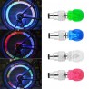 Partes de rueda2 piezas - coche / motocicleta / moto válvula de neumáticos tapa - bombilla LED de neón - cráneo