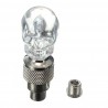 Partes de rueda2 piezas - coche / motocicleta / moto válvula de neumáticos tapa - bombilla LED de neón - cráneo