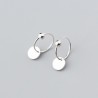 Aretes925 Sterling Silver - Pendientes de aro minimalista - Joyería