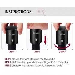 BarVentilador de botella de vino vacío - tapón de botella - champán