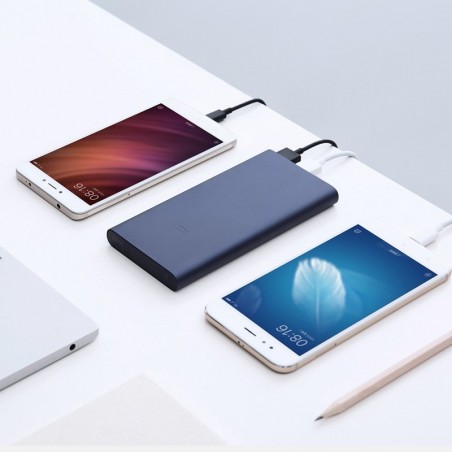 Bancos de energíaXiaomi - Mi Power Bank 3 - 10000mAh - USB Tipo C -18W Carga rápida - Cargador portátil