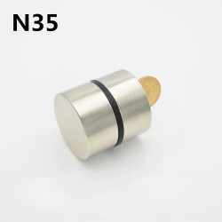 N52N52 - N35 - imán de neodimio - redondo - 40 x 20mm - 2 piezas