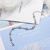 PulseraPulsera con corazones " zirconia - plata de ley 925