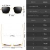 Gafas de solSteampunk - retro - gafas de sol cuadradas - unisex