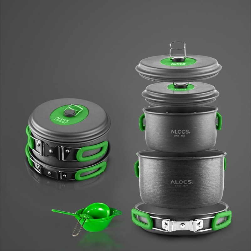 Herramientas de supervivenciaAl aire libre - Tableware Set - Pots - Camping - Cooking Cookware Herramientas de supervivenciaAl aire libre - Tableware Set - Pots - Camping - Cooking Cookware
