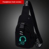 BolsosBolso de pecho / hombro Luminoso - mochila - puerto de carga USB