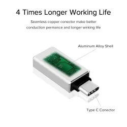 Memoria USBUSB - Tipo C - OTG - convertidor - Macbook - Samsung