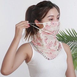 PañuelosBufanda de chifón - cara / cuello / boca cubierta con bucles del oído - protección anti-UV