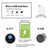 USB Rechargeable - LED Flashlight - T6 - 1200mAh - WaterproofSurvival tools
