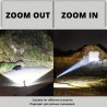 Powerful LED Flashlight - XHP - Torch Support - Mircro chargingSurvival tools