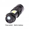 Herramientas de supervivenciaXP-G Q5 - Mini led linterna -2000 Lumens - Ajustable - impermeable