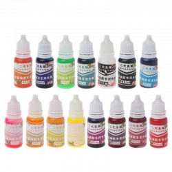 10ML - Epoxy - Resin - Pigment - UV - Coloring Dye - Colorant - 15 ColorsToys