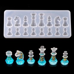 JuguetesMolda de silicona - resina - Internacional Chess Shape - DIY
